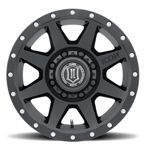 17x8.5 ICON Alloy Rebound HD Satin Black