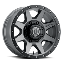 17x8.5 ICON Alloy Rebound HD Titanium