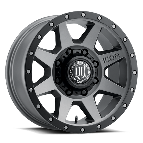 17x8.5 ICON Alloy Rebound HD Titanium