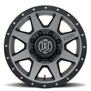 17x8.5 ICON Alloy Rebound HD Titanium