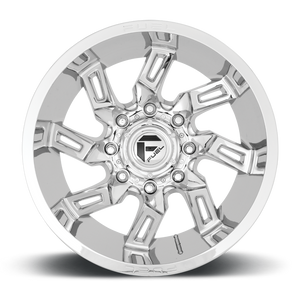 20x9 Fuel Offroad Wheels D746 Lockdown 8x170 1 Offset 125.1 Centerbore Chrome