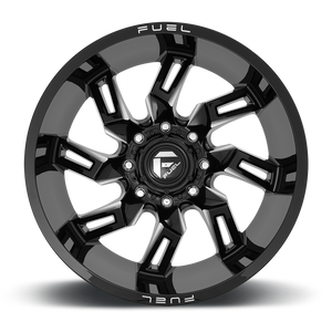 20x10 Fuel Offroad Wheels D747 Lockdown 8x170 -18 Offset 125.1 Centerbore Gloss Black