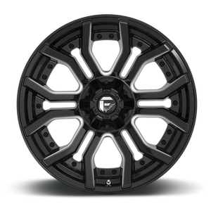 20x9 Fuel Offroad Wheels D711 Rage 6x135/6x139.7 1 Offset 106.1 Centerbore Gloss Black