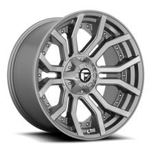 22x10 Fuel Offroad Wheels D713 Rage Platinum 6x135/6x139.7 -18 Offset 106.1 Centerbore Gunmetal