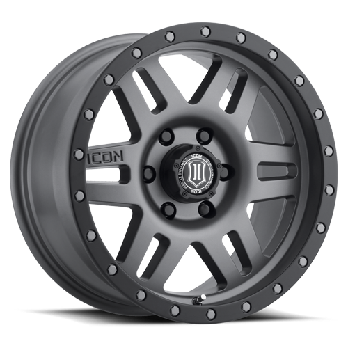 17x8.5 ICON Alloy Six Speed Titanium