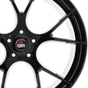 Staggered Full Set (2) 19x10 Project 6GR 10-TEN Gloss Black (Spun Forged) (2) 19x11 Project 6GR 10-TEN Gloss Black (Spun Forged)
