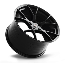 Staggered Full Set (2) 19x10 Project 6GR 10-TEN Gloss Black (Spun Forged) (2) 19x11 Project 6GR 10-TEN Gloss Black (Spun Forged)