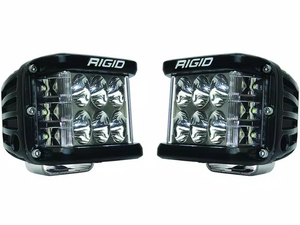 Rigid D-SS Pro Black Led Lights Driving Beam Pair