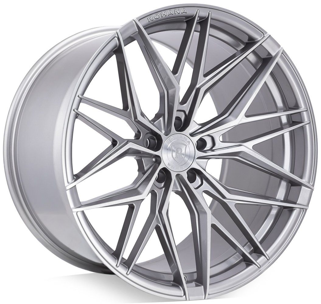 20x11 Rohana RFX17 Brushed Titanium (Cross Forged) (Super Deep Concave) 5x120 28mm