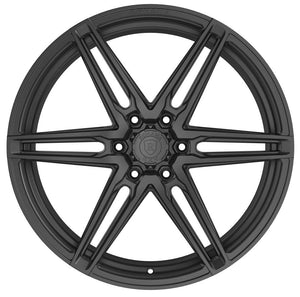 Square Full Set - 20x9.5 Rohana RFV1 Matte Black (Cross Forged) 6x5.5/139.7 18mm (4)