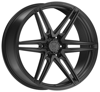 20x9.5 Rohana RFV1 Matte Black (Cross Forged) 6x135 18mm