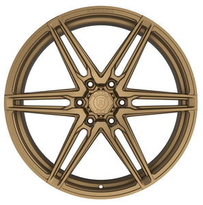 Square Full Set - 20x9.5 Rohana RFV1 Matte Bronze (Cross Forged) 6x5.5/139.7 18mm (4)