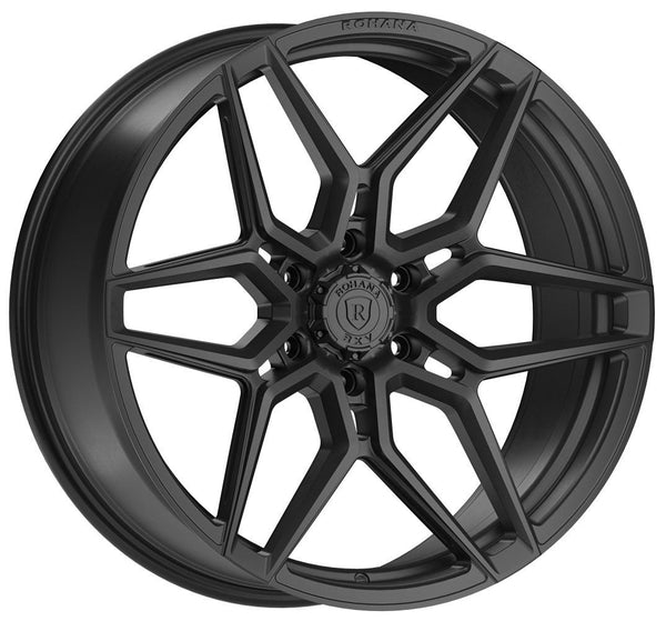 20x9.5 Rohana RFV2 Matte Black (Cross Forged) 6x5.5/139.7 18mm