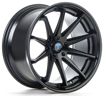 20x11 Rohana RC10 All Matte Black 5x4.5/114.3 28mm