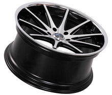 20x9 Rohana RC10 Black Machined w/ Chrome Stainless Steel Lip 5x120 20mm