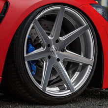 Staggered Full Set - 19x8.5 Rohana RC7 Machined Silver 5x120 15mm (2) | 19x9.5 Rohana RC7 Machined Silver 5x120 20mm (2)