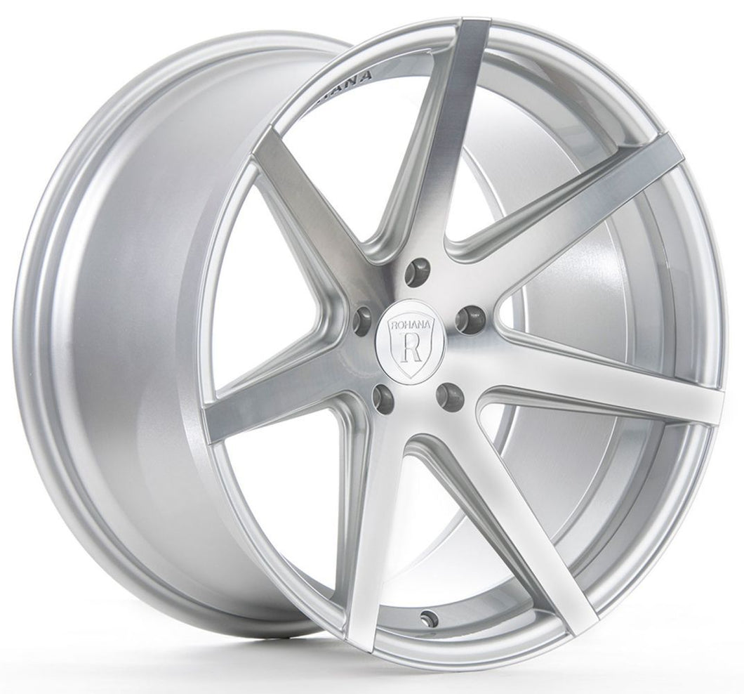 20x10 Rohana RC7 Machined Silver 5x112 50mm