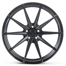Staggered Full Set - 20x9 Rohana RFX1 Matte Black (Cross Forged) 5x120 20mm (2) | 20x10 Rohana RFX1 Matte Black (Cross Forged) 5x120 40mm (2)