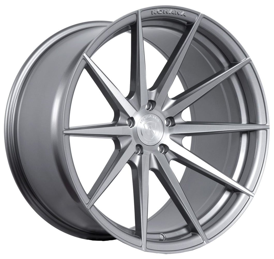 20x10 Rohana RFX1 Brushed Titanium (Cross Forged) 5x120 40mm