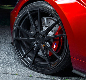 22x9 Rohana RFX2 Matte Black (Cross Forged) 5x112 30mm