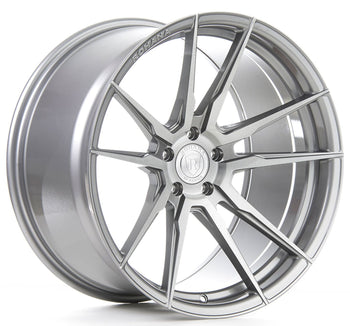 Staggered Full Set - 20x9 Rohana RFX2 Brushed Titanium (Cross Forged) 5x4.5/114.3 25mm (2) | 20x10 Rohana RFX2 Brushed Titanium (Cross Forged) 5x4.5/114.3 25mm (2)