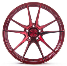 Staggered Full Set - 20x9 Rohana RFX2 Gloss Red (Cross Forged) 5x4.5/114.3 35mm (2) | 20x11 Rohana RFX2 Gloss Red (Cross Forged) (Mid Concave) 5x4.5/114.3 52mm (2)