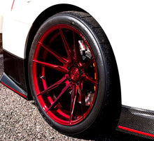 Staggered Full Set - 20x9 Rohana RFX2 Gloss Red (Cross Forged) 5x4.5/114.3 35mm (2) | 20x10 Rohana RFX2 Gloss Red (Cross Forged) 5x4.5/114.3 25mm (2)