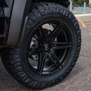 22x9.5 Rohana RFV1 Matte Black (Cross Forged) 6x5.5/139.7 22mm