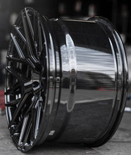 Staggered Full Set - 19x8.5 Rohana RFX10 Gloss Black (Cross Forged) 5x4.5/114.3 35mm (2) | 19x9.5 Rohana RFX10 Gloss Black (Cross Forged) 5x4.5/114.3 38mm (2)