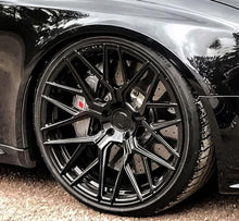 Staggered Full Set - 19x8.5 Rohana RFX10 Gloss Black (Cross Forged) 5x120 33mm (2) | 20x11 Rohana RFX10 Gloss Black (Cross Forged) (Deep Concave) 5x120 28mm (2)