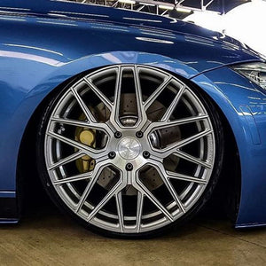 21x9 Rohana RFX10 Brushed Titanium (Cross Forged) 5x112 35mm
