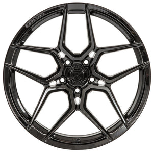Staggered Full Set - 20x9 Rohana RFX11 Gloss Black (Cross Forged) 5x120 20mm (2) | 20x10 Rohana RFX11 Gloss Black (Cross Forged) (Deep Concave) 5x120 25mm (2)
