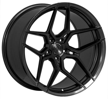 Staggered Full Set - 20x10 Rohana RFX11 Gloss Black (Cross Forged) (Mid Concave) 5x115 20mm (2) | 20x12 Rohana RFX11 Gloss Black (Cross Forged) (Extreme Deep Concave) 5x115 0mm (2)