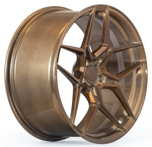 22x11.5 Rohana RFX11 Brushed Bronze (Cross Forged) (Super Deep Concave) 5x112 28mm