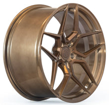 Square Full Set - 21x11.5 Rohana RFX11 Brushed Bronze (Cross Forged)  5x120 20mm (4)