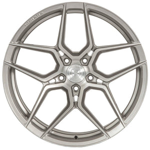 Square Full Set - 21x11.5 Rohana RFX11 Brushed Titanium (Cross Forged) 5x112 25mm (4)