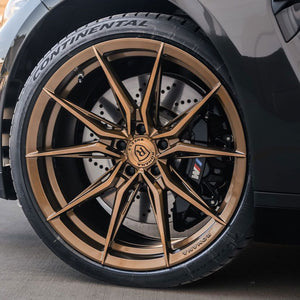 Square Full Set - 20x11 Rohana RFX13 Brushed Bronze (Cross Forged) (Deep Concave) 5x4.5/114.3 50mm (4)