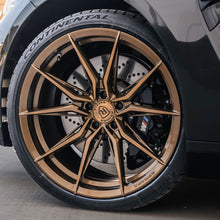 Staggered Full Set - 20x9 Rohana RFX13 Brushed Bronze (Cross Forged) 5x120 20mm (2) | 20x10 Rohana RFX13 Brushed Bronze (Cross Forged) (Deep Concave) 5x120 25mm (2)