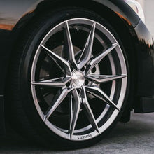Staggered Full Set - 20x10 Rohana RFX13 Brushed Titanium (Cross Forged) (Deep Concave) 5x4.5/114.3 22mm (2) | 20x11 Rohana RFX13 Brushed Titanium (Cross Forged) (Deep Concave) 5x4.5/114.3 50mm (2)