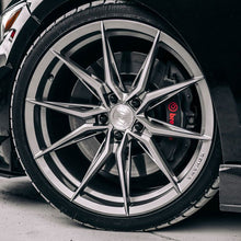 Staggered Full Set - 20x9 Rohana RFX13 Brushed Titanium (Cross Forged) 5x4.5/114.3 22mm (2) | 20x11 Rohana RFX13 Brushed Titanium (Cross Forged) (Deep Concave) 5x4.5/114.3 50mm (2)