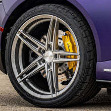 Staggered Full Set - 20x9 Rohana RFX15 Brushed Titanium (Cross Forged) 5x120 20mm (2) | 20x10 Rohana RFX15 Brushed Titanium (Cross Forged) (Deep Concave) 5x120 25mm (2)