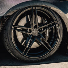 Staggered Full Set - 20x9 Rohana RFX15 Gloss Black (Cross Forged) 5x120 20mm (2) | 20x10 Rohana RFX15 Gloss Black (Cross Forged) (Deep Concave) 5x120 38mm (2)