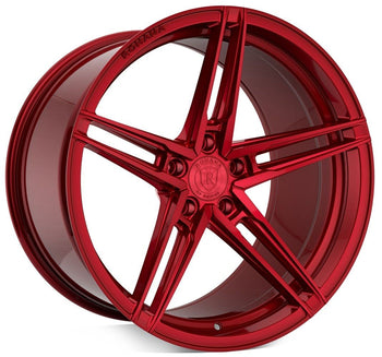 20x11 Rohana RFX15 Gloss Red (Cross Forged) (Mid Concave) 5x112 35mm