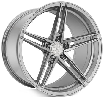 20x10 Rohana RFX15 Brushed Titanium (Cross Forged) (Deep Concave) 5x4.5/114.3 22mm