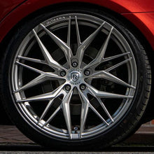 Staggered Full Set - 19x8.5 Rohana RFX17 Brushed Titanium (Cross Forged)  5x120 33mm (2) | 20x10 Rohana RFX17 Brushed Titanium (Cross Forged) (Deep Concave) 5x120 25mm (2)