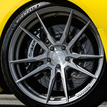 Staggered Full Set - 19x8.5 Rohana RFX2 Brushed Titanium (Cross Forged) (Exotic) 5x130 43mm (2) | 20x11 Rohana RFX2 Brushed Titanium (Cross Forged) (Mid Concave) 5x130 45mm (2)