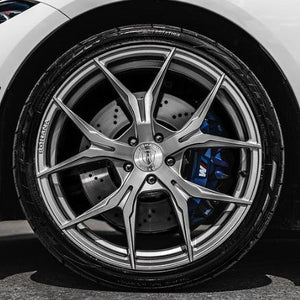 22x9 Rohana RFX5 Brushed Titanium (Cross Forged) 5x120 15mm