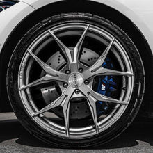 Staggered Full Set - 19x8.5 Rohana RFX5 Brushed Titanium (Cross Forged) 5x120 20mm (2) | 20x9 Rohana RFX5 Brushed Titanium (Cross Forged) 5x120 20mm (2)