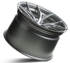 20x9 Rohana RFX5 Brushed Titanium (Cross Forged) 5x130 45mm