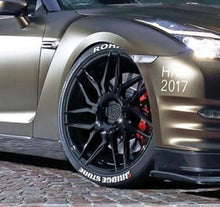 Staggered Full Set - 20x10 Rohana RFX7 Gloss Black (True Directional) (Cross Forged) (Left) 5x120 38mm (2) | 21x9 Rohana RFX7 Gloss Black (True Directional) (Cross Forged) (Left) 5x120 35mm (2)